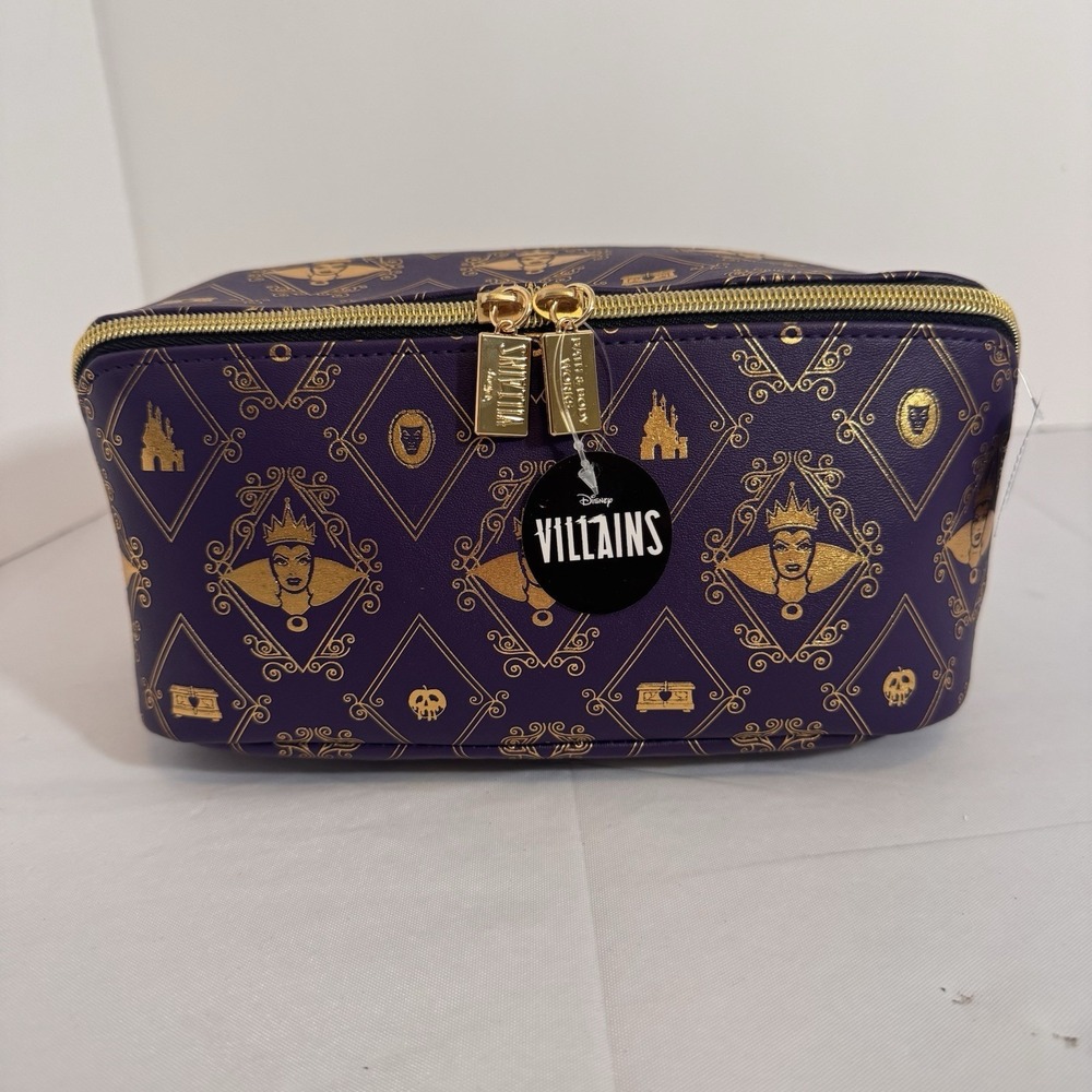 Bath & Body Works Disney Villains Evil Queen Cosmetic Makeup Bag